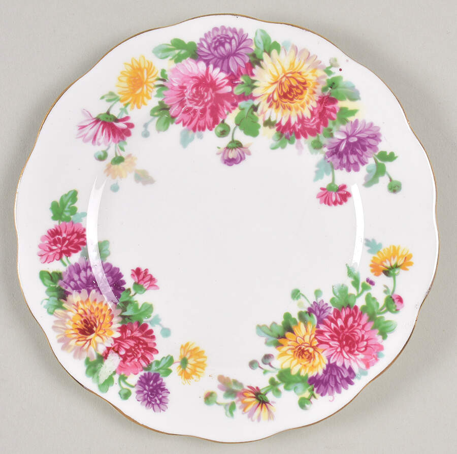 Autumn Glory Bread & Butter Plate by Queen Anne (England)-1