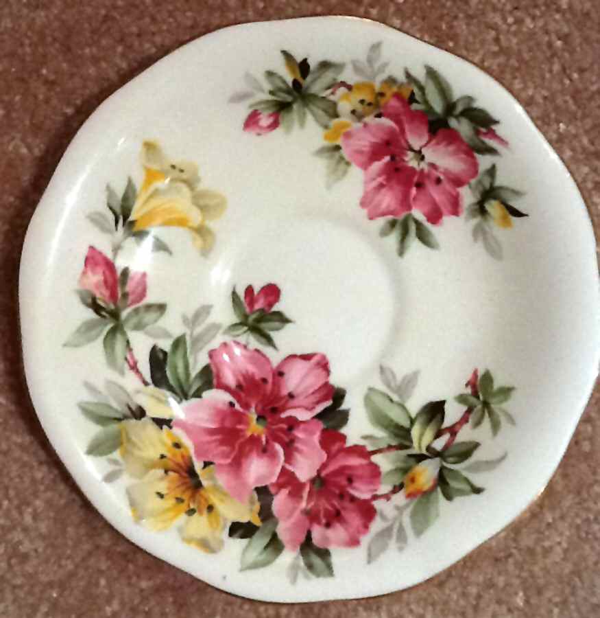 Azalea Saucer by Queen Anne (England)-1