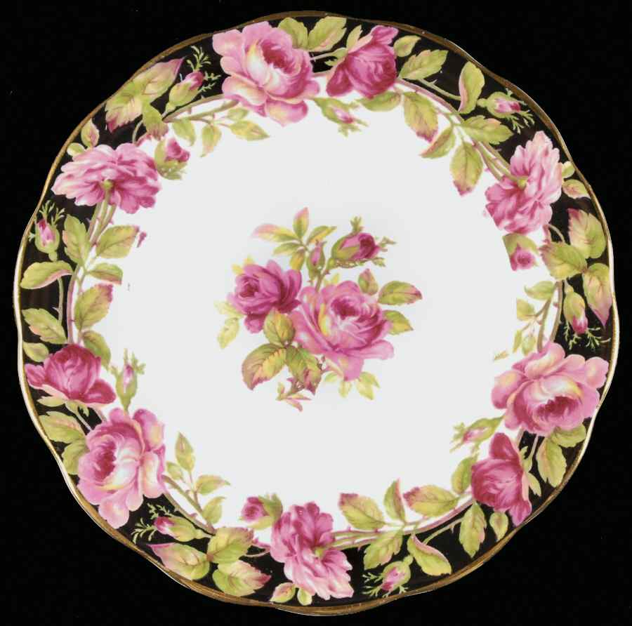 Black Magic Bread & Butter Plate by Queen Anne (England)-1