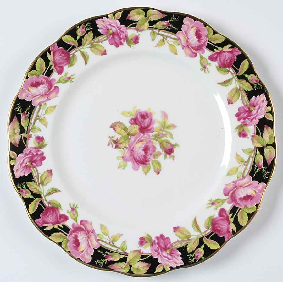 Black Magic Salad Plate by Queen Anne (England)-1