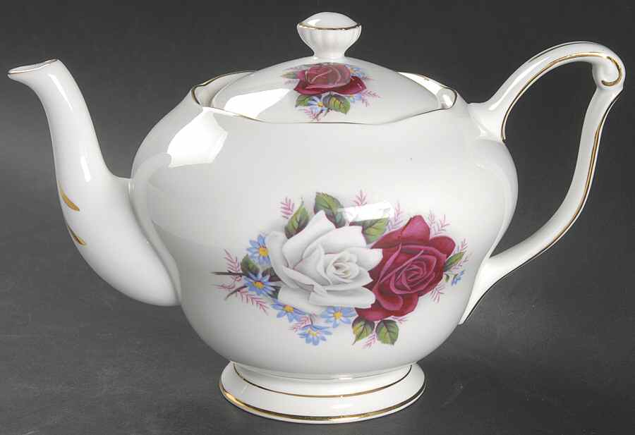 Duet Teapot & Lid by Queen Anne (England)-1