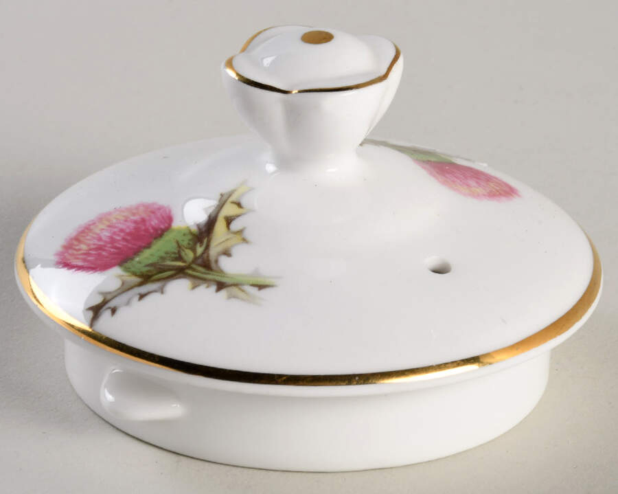 Dundee Thistle Lid for Teapot by Queen Anne (England)-1