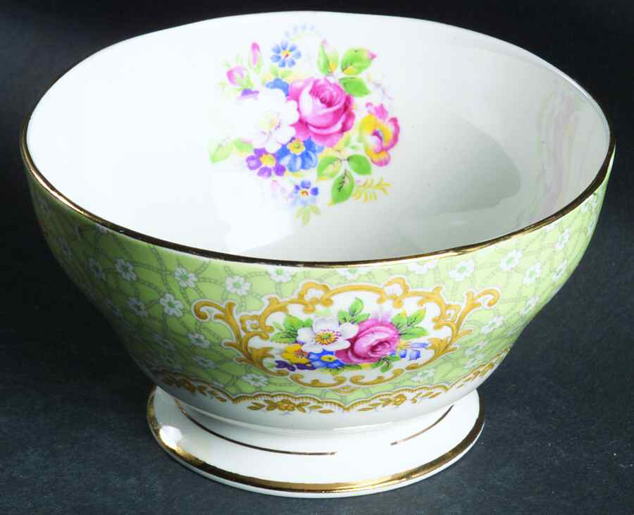 Gainsborough Open Sugar Bowl by Queen Anne (England)-1