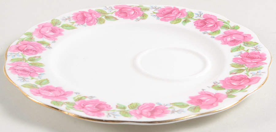 Lady Alexander Rose Snack Plate by Queen Anne (England)-1