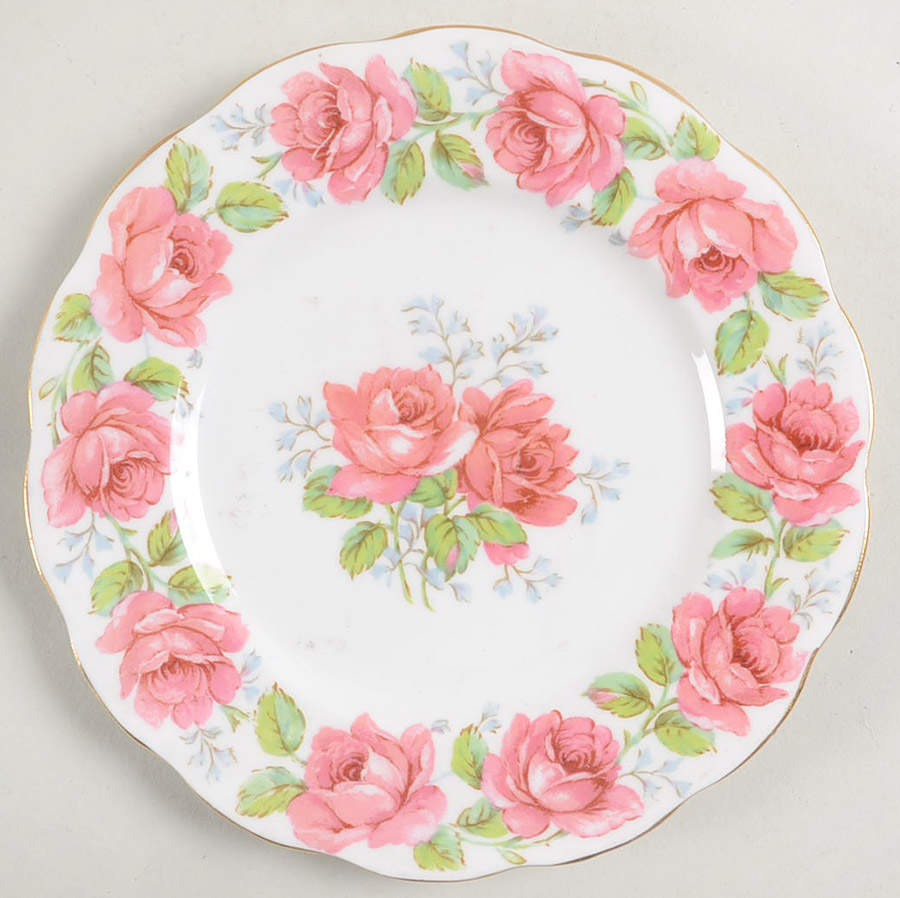 Lady Alexander Rose Bread & Butter Plate by Queen Anne (England)-1