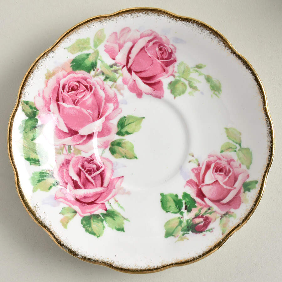 Lady Margaret Saucer for Footed Cup by Queen Anne (England)-1