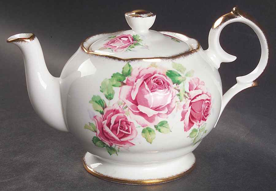 Lady Margaret Teapot & Lid by Queen Anne (England)-1