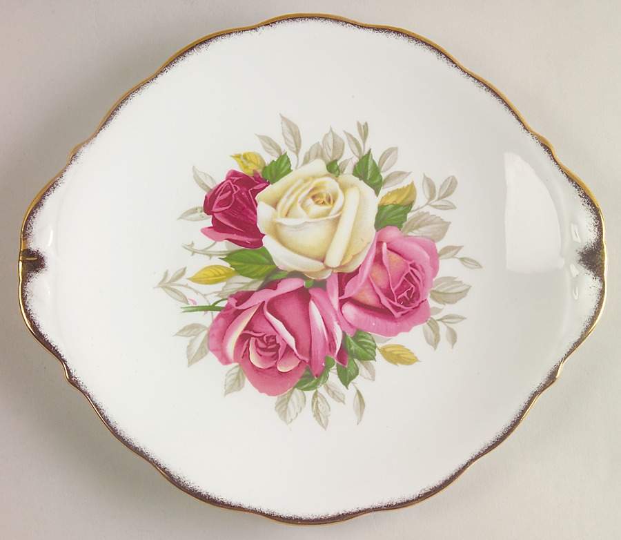 Lady Sylvia Handled Cake Plate by Queen Anne (England)-1