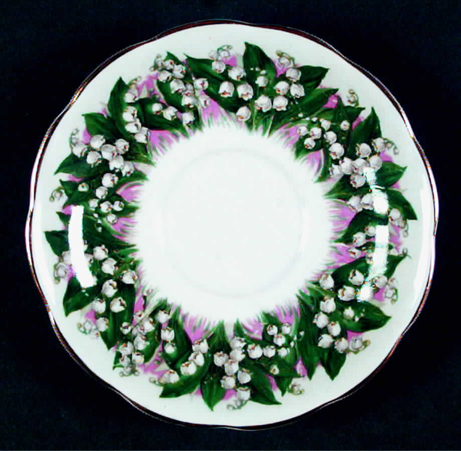 Lily of The Valley Saucer by Queen Anne (England)-1