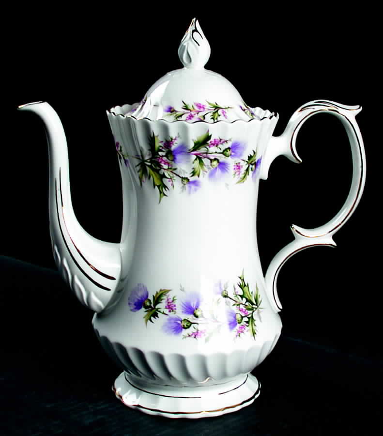 Lochinvar Coffee Pot & Lid by Queen Anne (England)-1