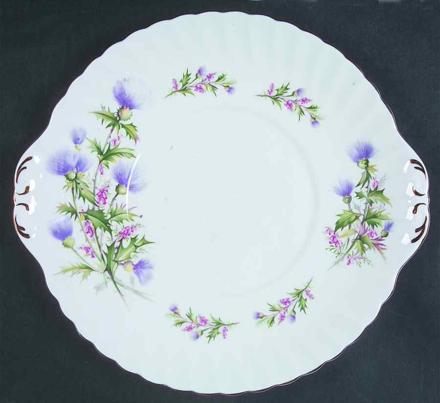 Lochinvar Handled Cake Plate by Queen Anne (England)-1