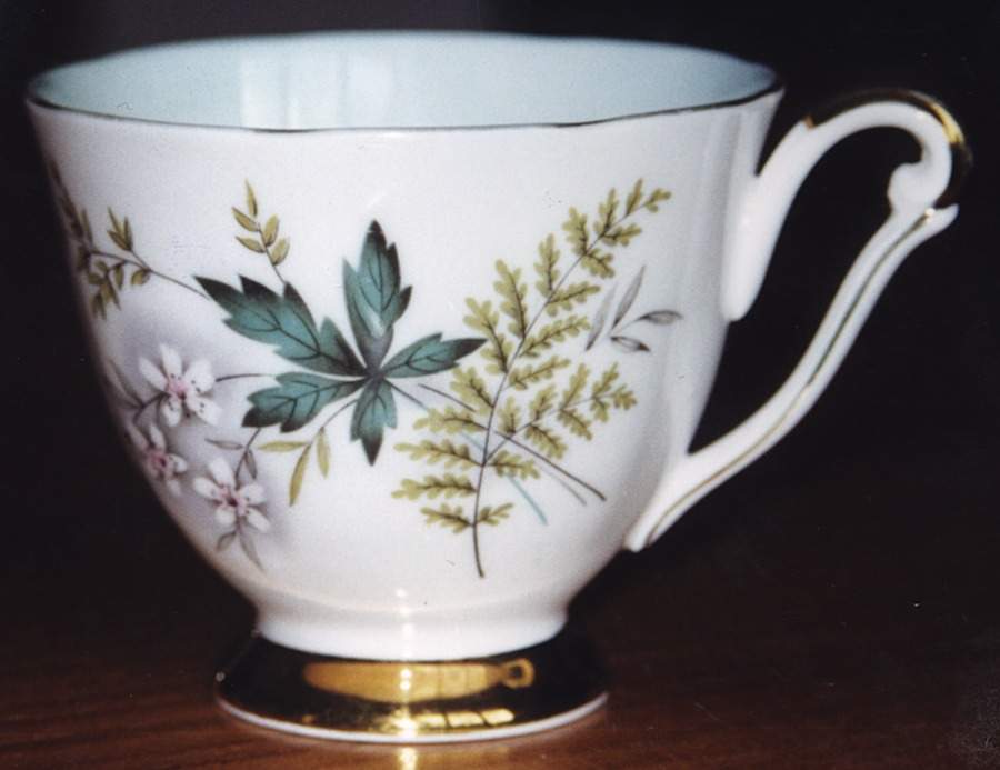 Louise (Green Center) Footed Cup by Queen Anne (England)-1