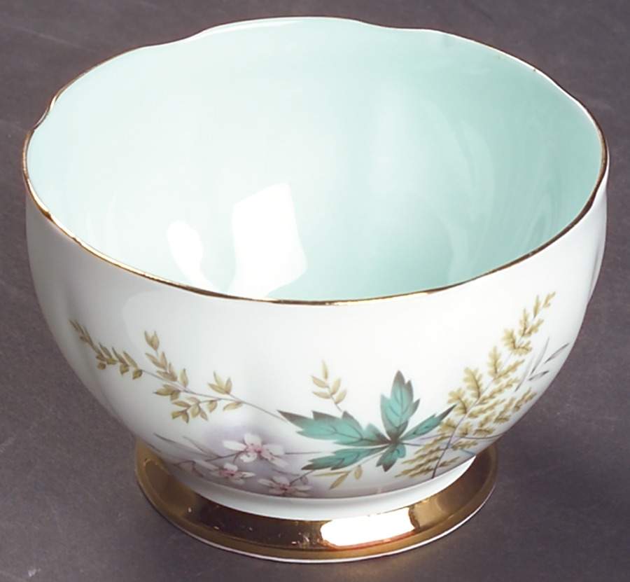 Louise (Green Center) Open Sugar Bowl by Queen Anne (England)-1