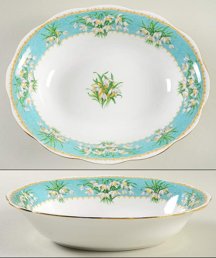 Marilyn 9" Oval Vegetable Bowl by Queen Anne (England)-1