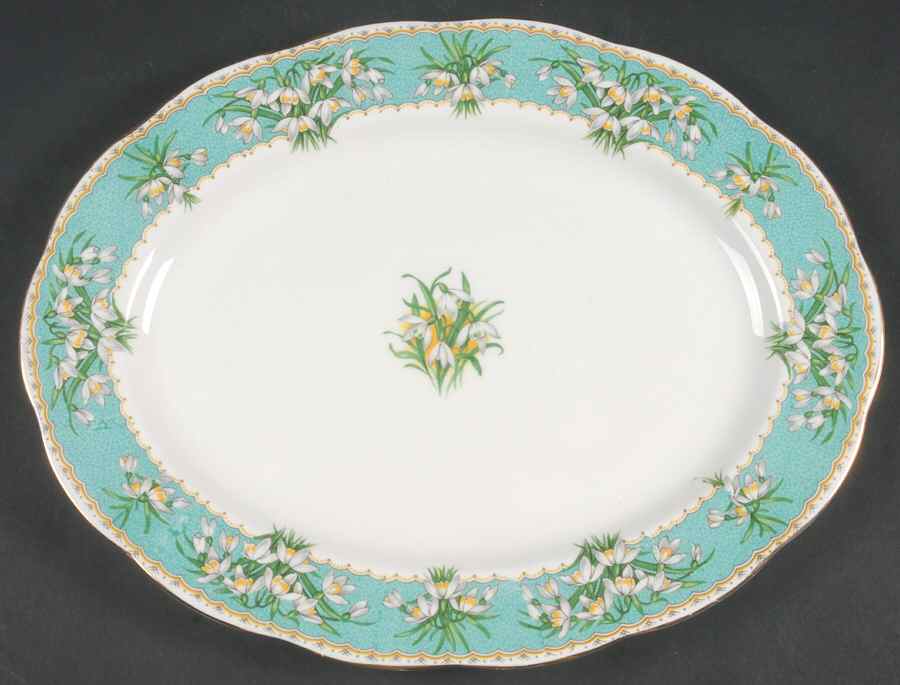 Marilyn 12" Oval Serving Platter by Queen Anne (England)-1