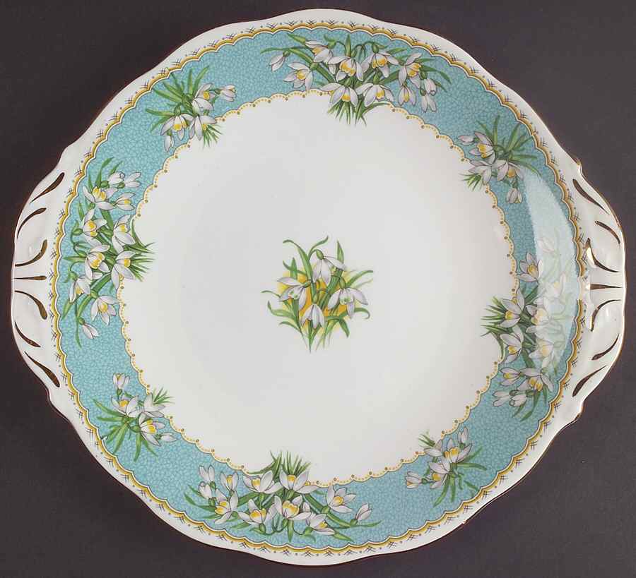 Marilyn Handled Cake Plate by Queen Anne (England)-1