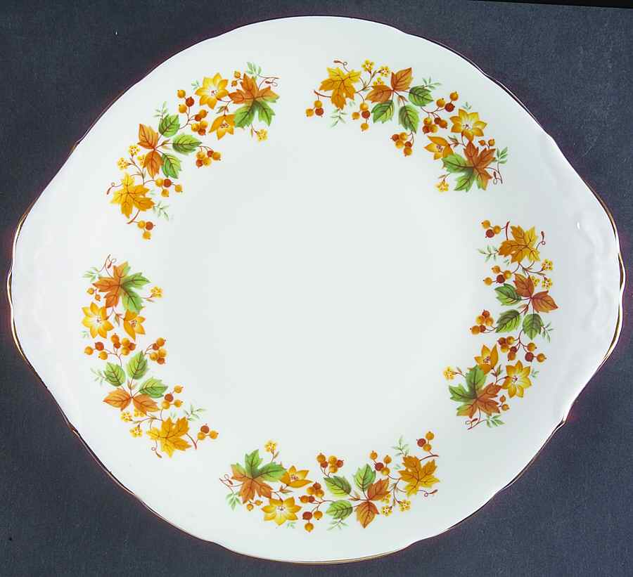 Medina Handled Cake Plate by Queen Anne (England)-1
