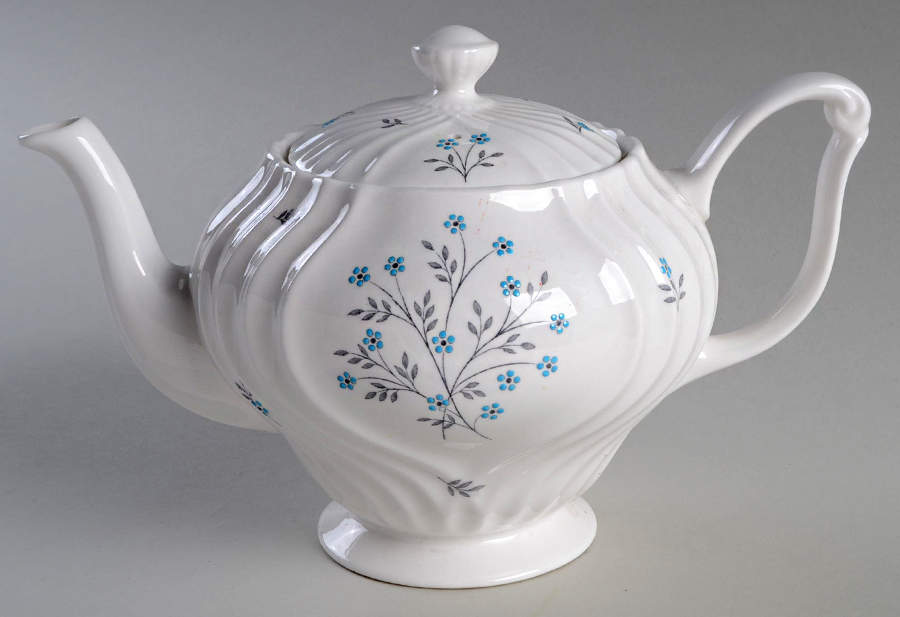 Neptune Teapot & Lid by Queen Anne (England)-1