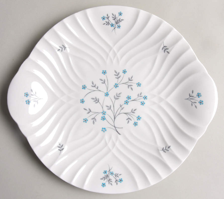Neptune Handled Cake Plate by Queen Anne (England)-1