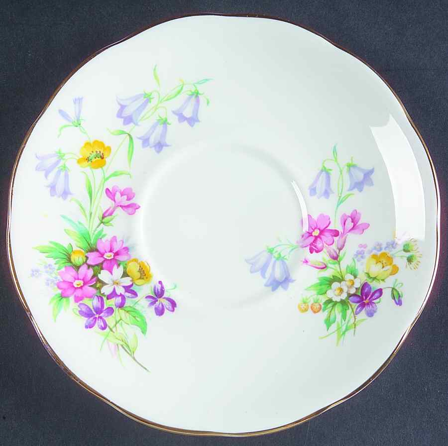 Old Country Spray Saucer by Queen Anne (England)-1