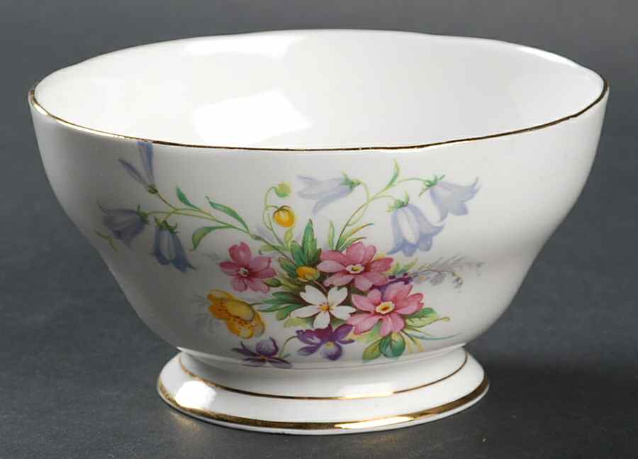 Old Country Spray Open Sugar Bowl by Queen Anne (England)-1