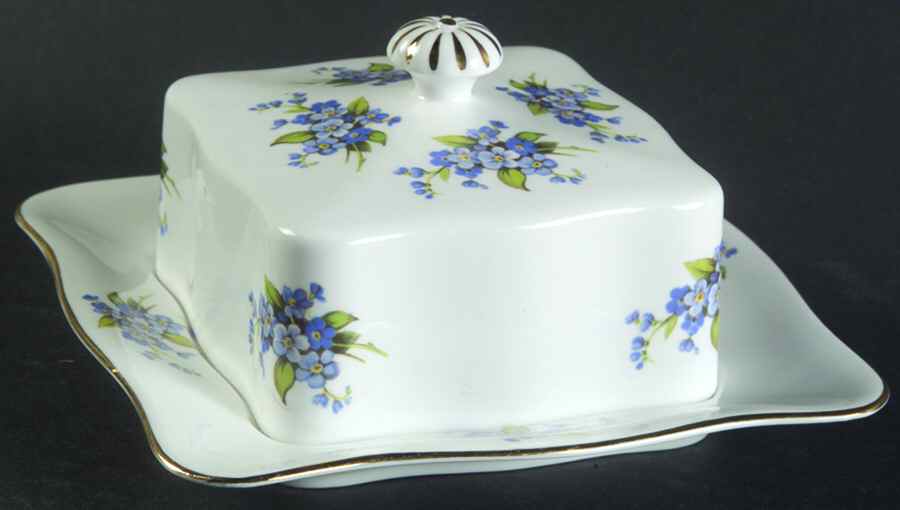 QUA3 Square Covered Butter by Queen Anne (England)-1
