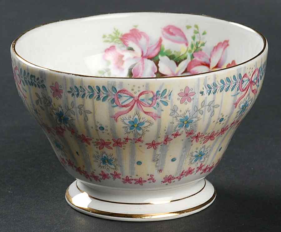 Royal Bridal Gown Open Sugar Bowl by Queen Anne (England)-1
