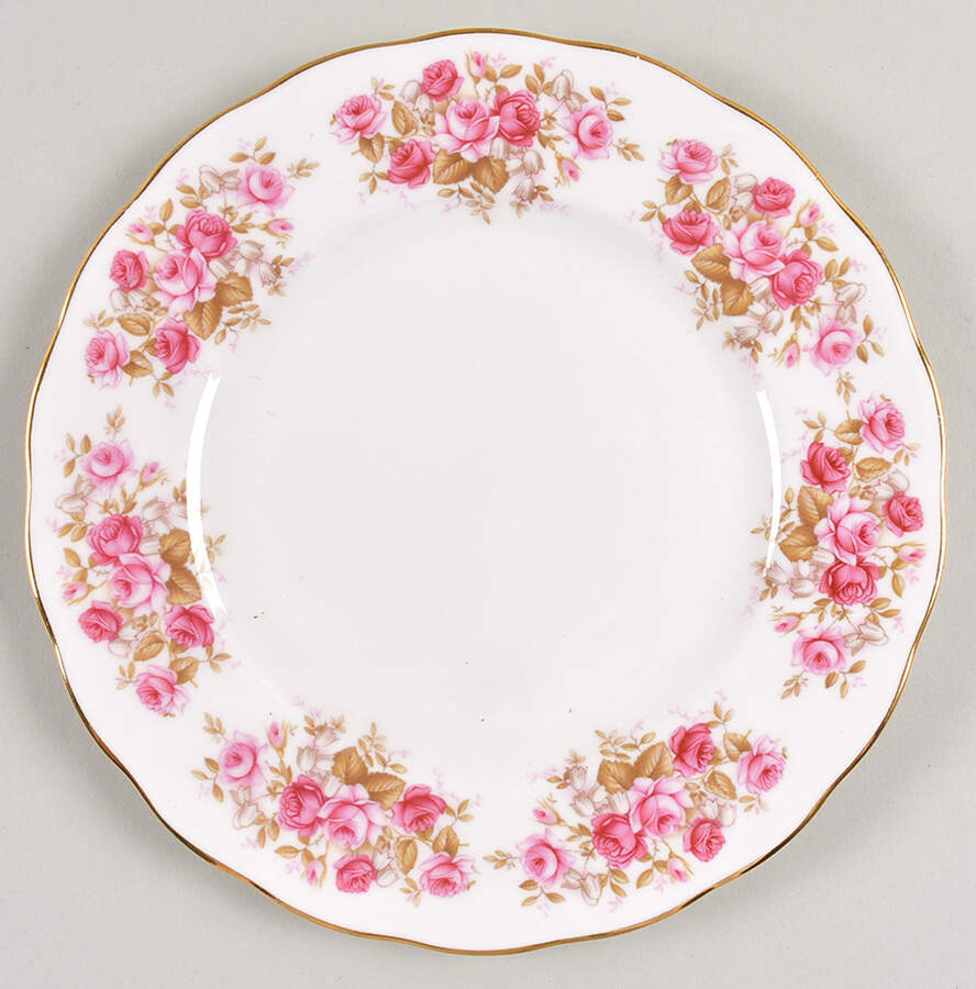 Rose Garden Salad Plate by Queen Anne (England)-1