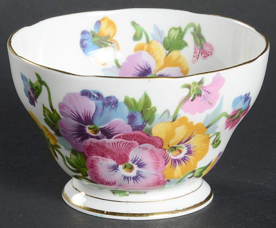 Spring Melody Mini Open Sugar Bowl by Queen Anne (England)-1
