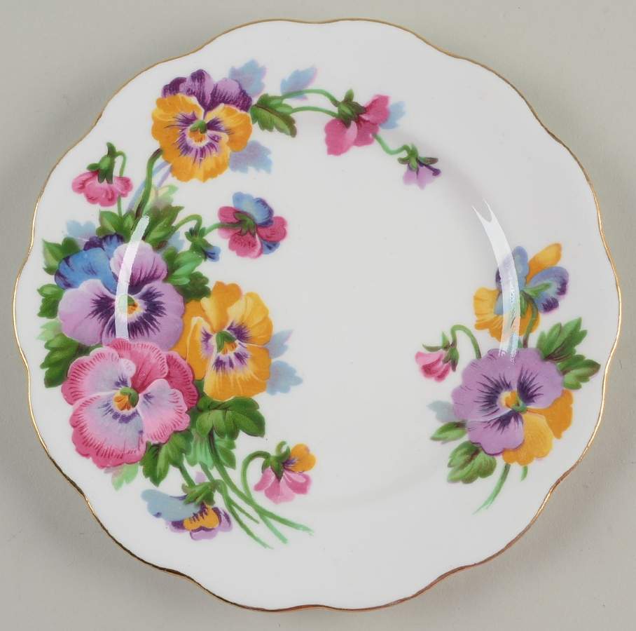 Spring Melody Bread & Butter Plate by Queen Anne (England)-1