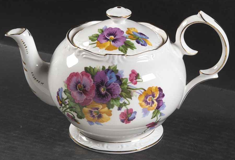 Spring Melody Teapot & Lid by Queen Anne (England)-1