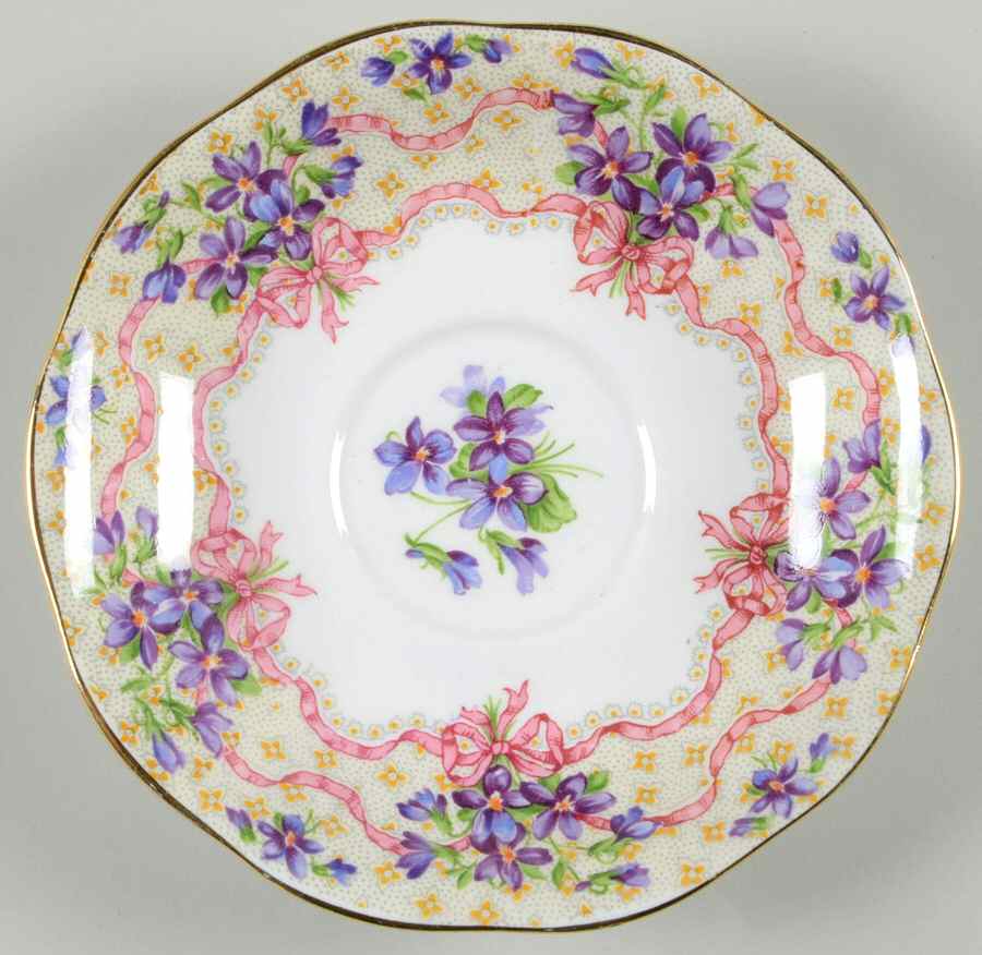 Sweet Violets Saucer by Queen Anne (England)-1