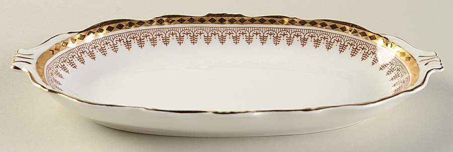 Tiara Tray for Mini Creamer & Open Sugar by Queen Anne (England)-1