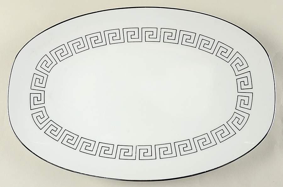 Athena 12" Oval Serving Platter by Quality Crafts-1