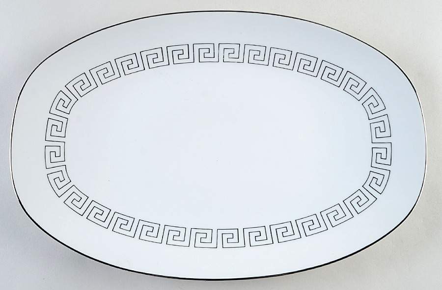 Athena 14" Oval Serving Platter by Quality Crafts-1