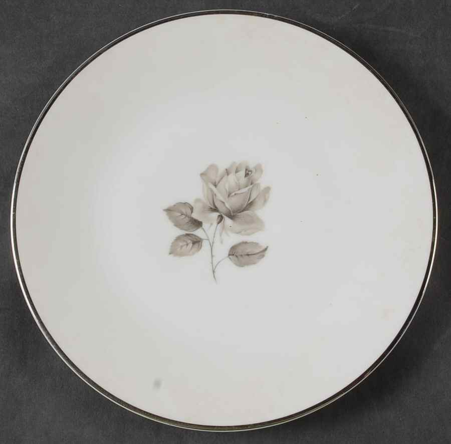 Midnight Rose Salad Plate by Quality Crafts-1