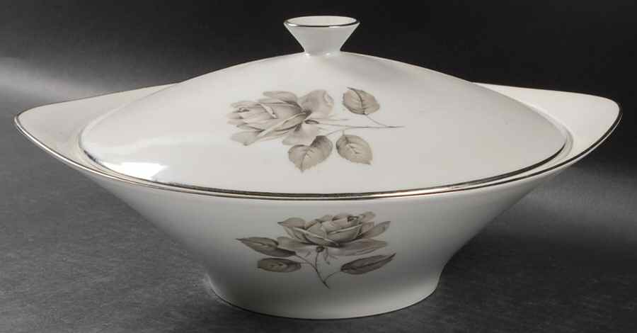 Midnight Rose Round Covered Vegetable by Quality Crafts-1