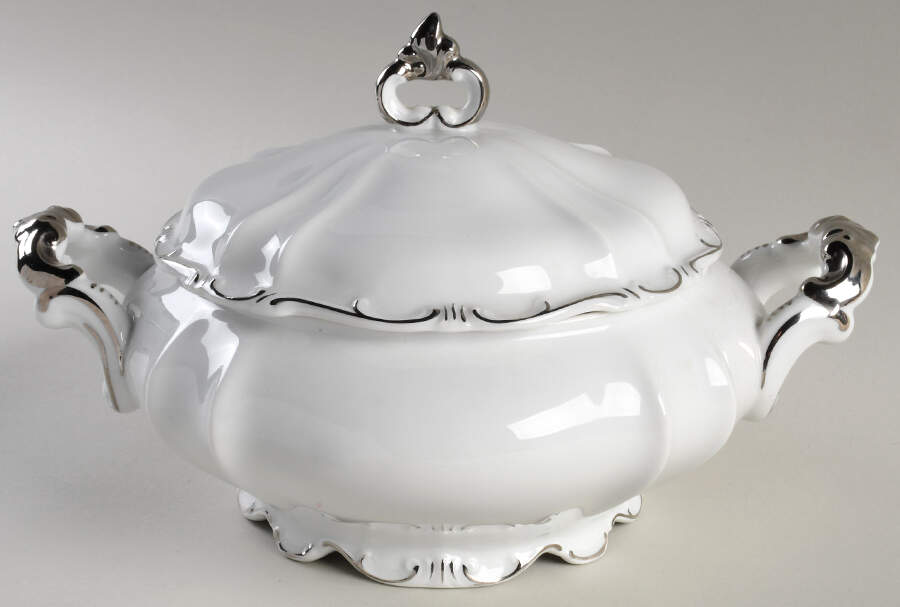 Princess Alexandra Round Covered Vegetable by Quality Crafts-1