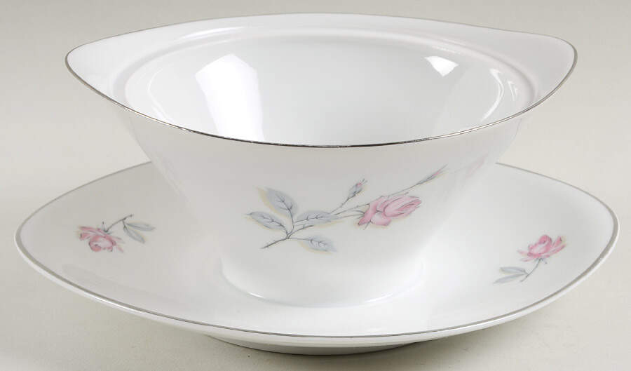Promise Gravy Boat w/Attached Underplate No Lid by Quality Crafts-1