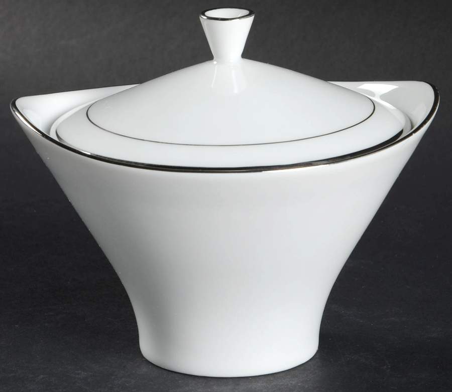 Reflection Sugar Bowl & Lid by Quality Crafts-1