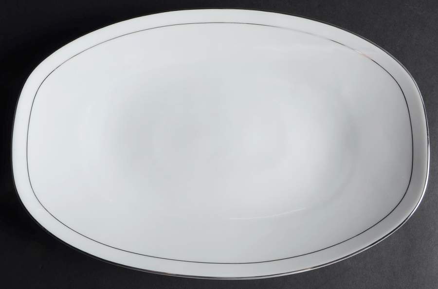 Reflection 12" Oval Serving Platter by Quality Crafts-1