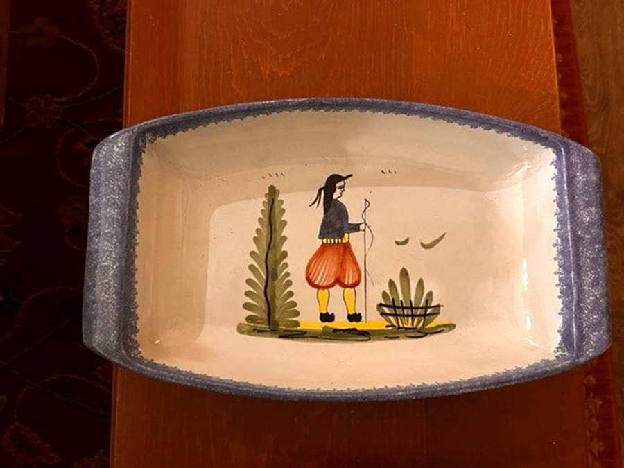 Campagne 13"  Rectangular Baker by Quimper-1