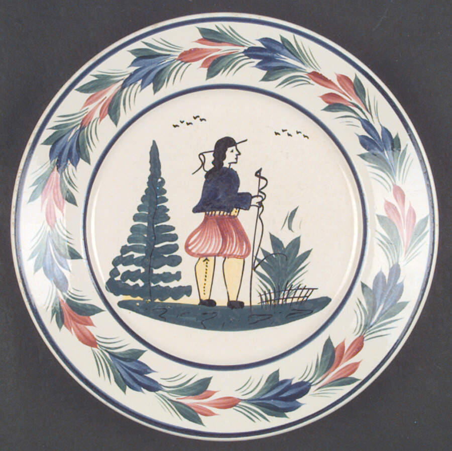 Campagne Salad Plate by Quimper-1