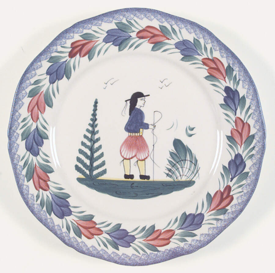 Campagne Dinner Plate by Quimper-1