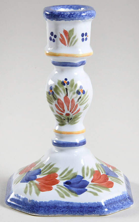 Campagne 5" Candlestick by Quimper-1