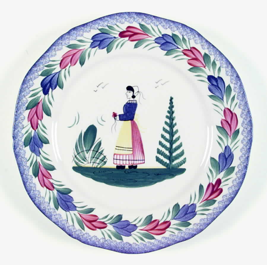 Campagne Dinner Plate by Quimper-1