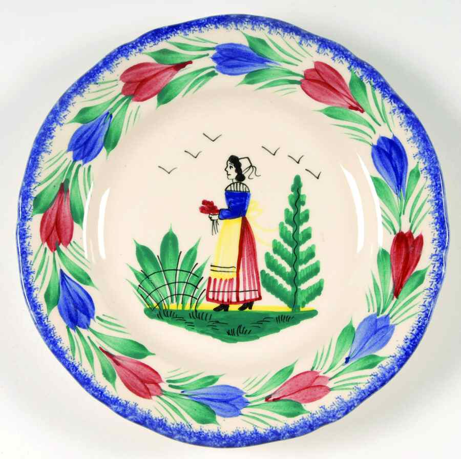 Campagne Bread & Butter Plate by Quimper-1