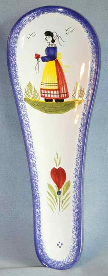 Campagne Spoon Rest/Holder (Holds 1 Spoon) by Quimper-1