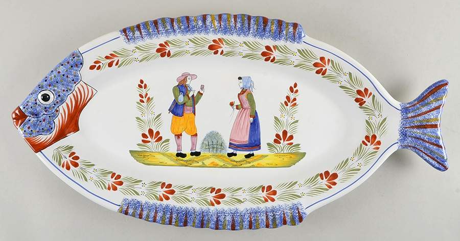 Campagne 24" Fish Platter by Quimper-1