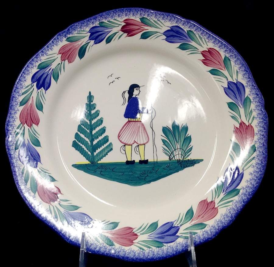 Campagne Dinner Plate by Quimper-1